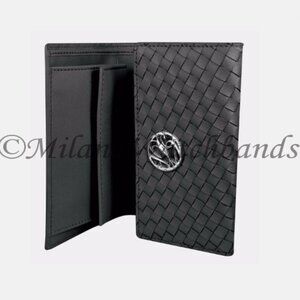 Glam Rock Black High Quality Hand Braided Techno Silk Ladies Wallet